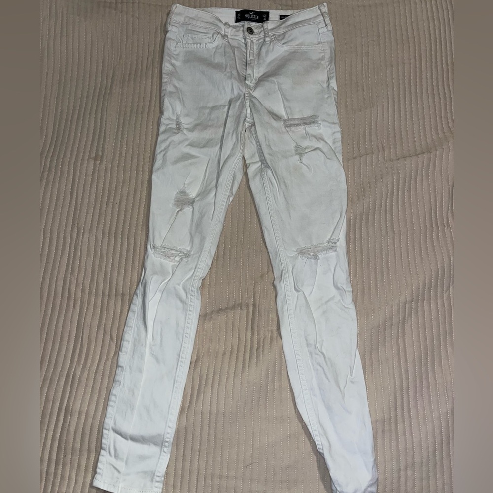 Hollister White Jeans